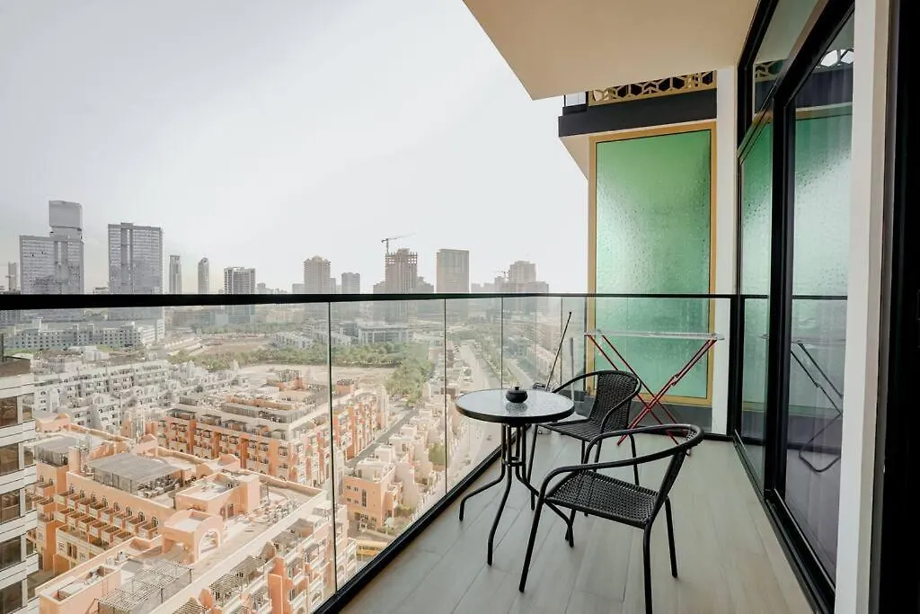 Апартаменты 1-Bed In Binghatti Emerald With Pool